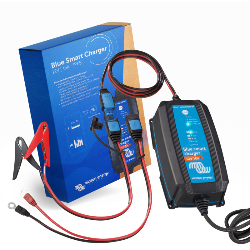 Blue Smart IP65 Charger 12/15 + DC connector