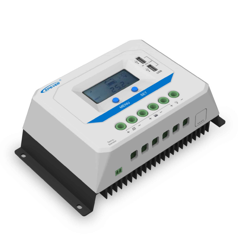 Obrazek produktu Regulator Ładowania EPEVER PWM VS1024AU 10A (SKU: 3970) - importowany z CSV (SunTrack)