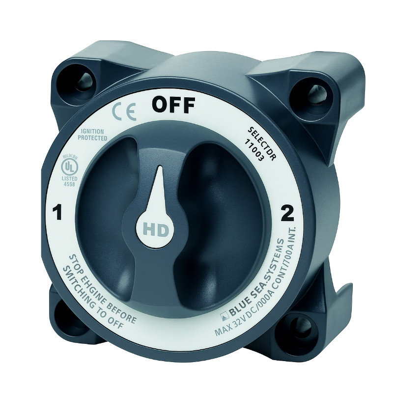 Obrazek produktu Rozłącznik akumulatora Solvian 12-32V 500A 1-2-OFF (SKU: 4092) - importowany z CSV (SunTrack)