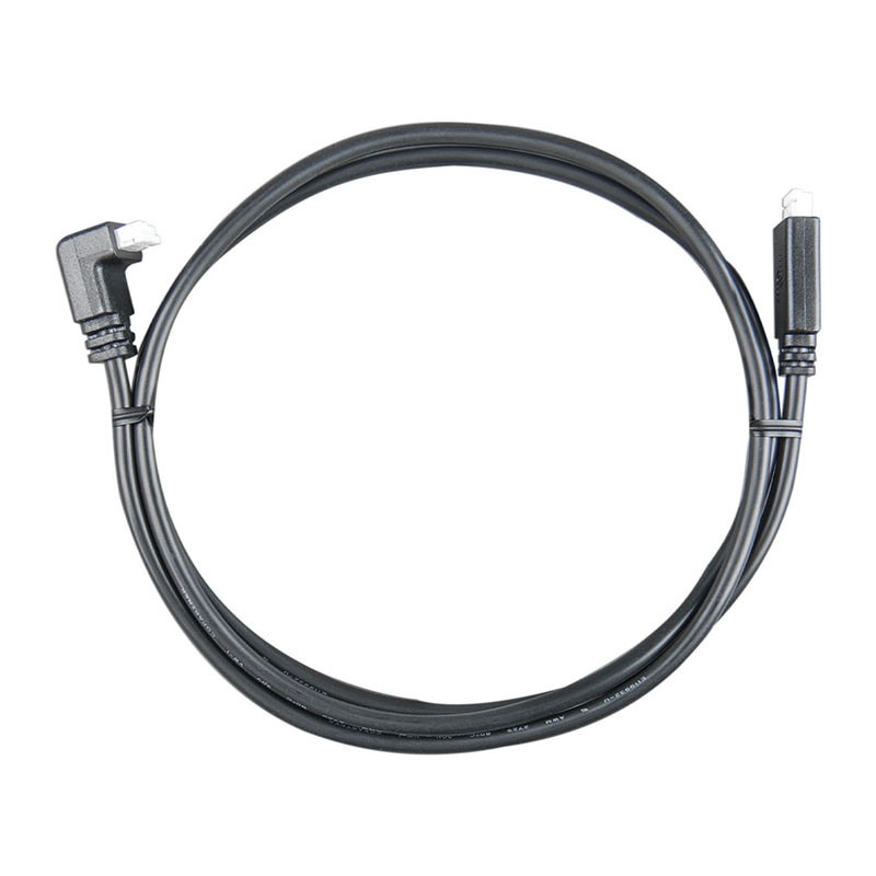 VE.Direct Cable 10m (one side Right Angle conn)