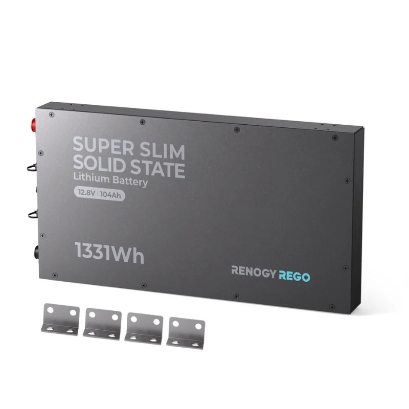 Akumulator Renogy REGO 12V 104Ah LiFePO₄ z samonagrzewaniem