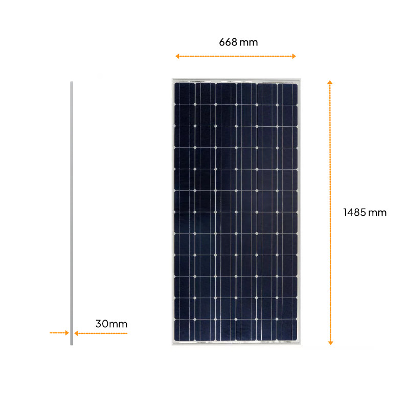 Obrazek produktu Panel słoneczny 190W Monokrystaliczny (SKU: 10529) - importowany z CSV (SunTrack)